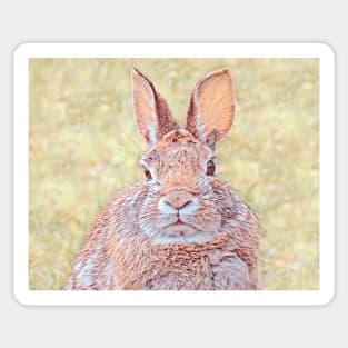 Cottontail Rabbit-D Sticker